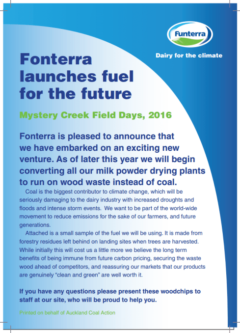 Fonterra fuel for the future